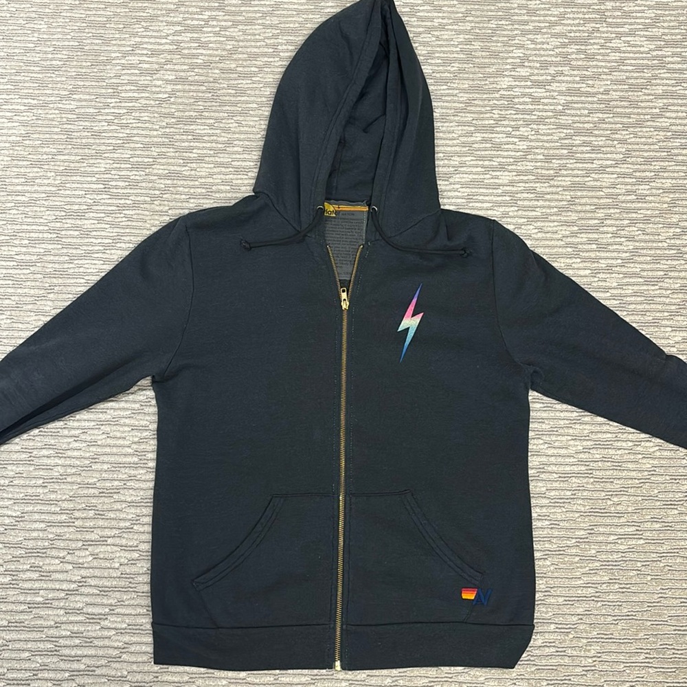 Aviator Nation Bolt Zip Hoodie Sweatshirt